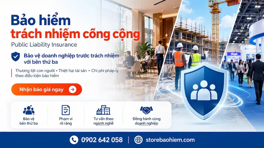 Bảo hiểm trách nhiệm công cộng 1 Bảo hiểm trách nhiệm công cộng cho doanh nghiệp