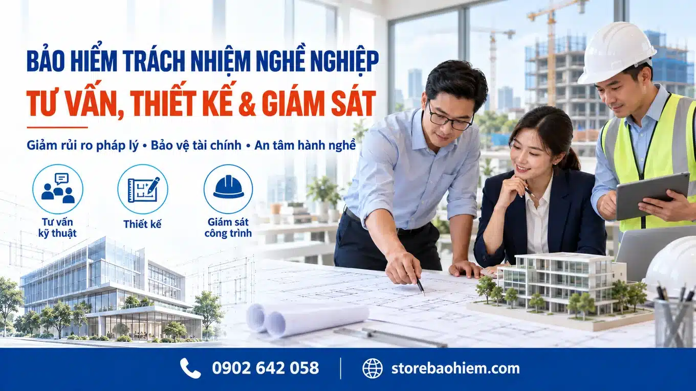 Bảo hiểm trách nhiệm nghề nghiệp tư vấn thiết kế giám sát