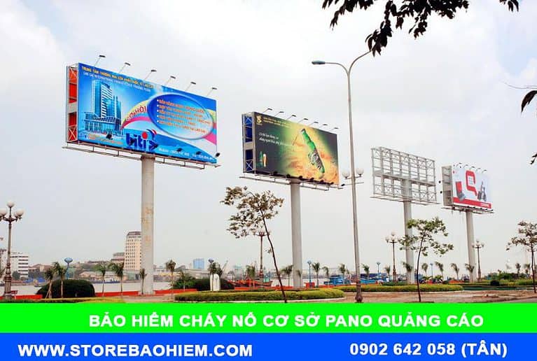 bảo hiểm cháy nổ cơ sở làm pano quảng cáo
