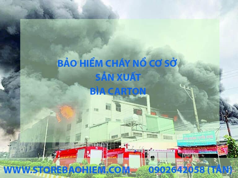 Bảo hiểm cháy nổ cơ sở sản xuất bao bì carton
