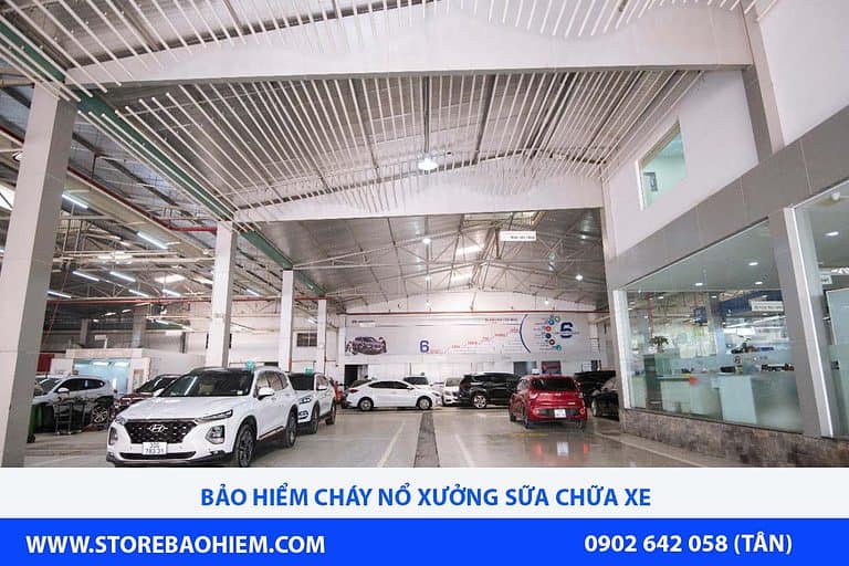 bảo hiểm cháy nổ xưởng sửa chữa xe