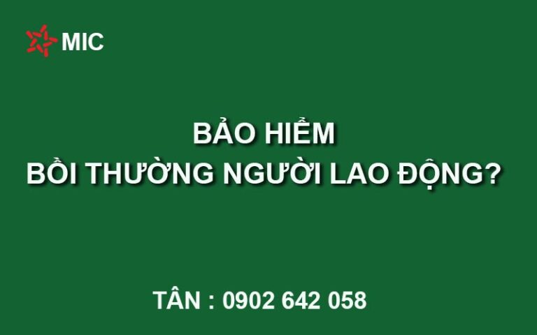 bảo hiểm bồi thường người lao động