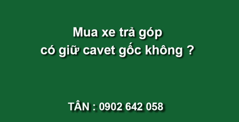 mua xe trả góp