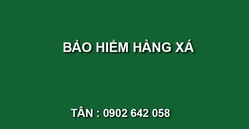 bảo hiểm hàng xá